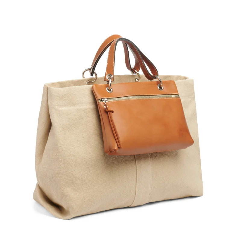 Large  Grège & Equipier cuir Gold