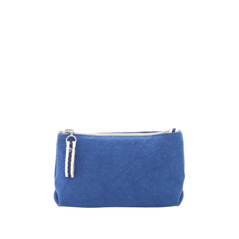 Trousse toile small Bleu roi