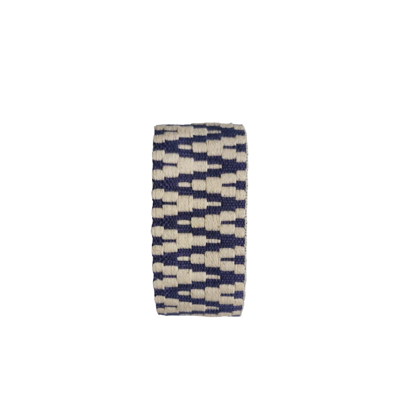 sangle en coton coloré et cuir gold avec oeillets
