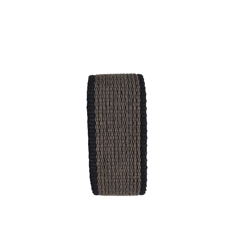 sangle en coton coloré et cuir gold avec oeillets