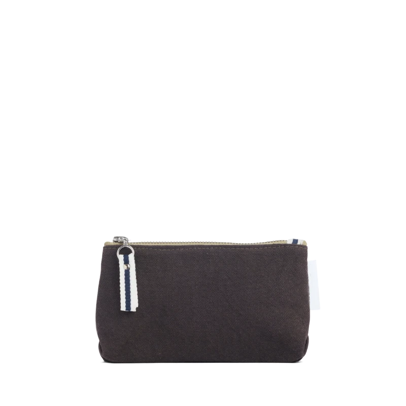 trousse coton chocolat
