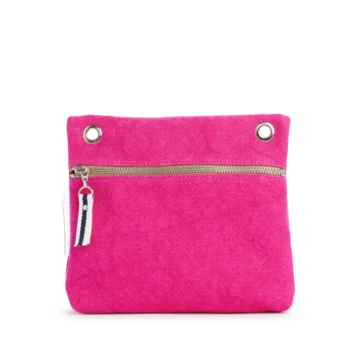 pochette yole en coton fushia