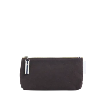 trousse coton chocolat
