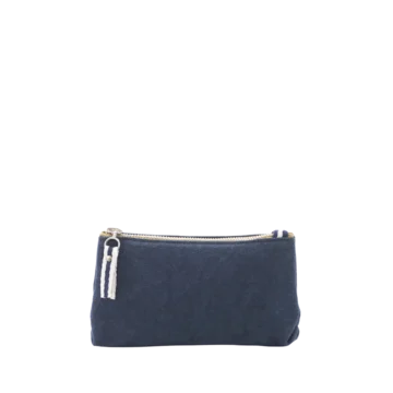 trousse coton marine