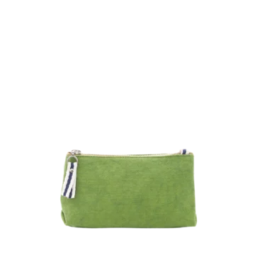 trousse coton vert